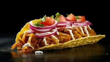 ai généré recette oignon taco nourriture photo