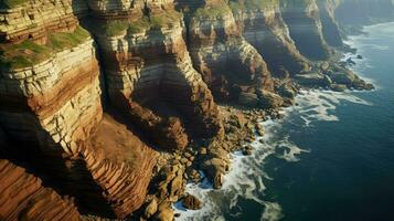 ai généré la nature grès falaises paysage photo