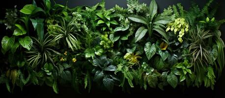 ai généré tropical feuillage, les plantes photo