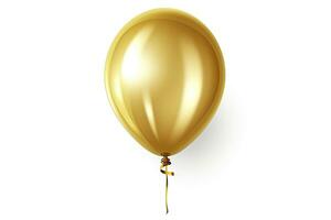 ai généré anniversaire ballon en volant pour fête et célébrations. ai généré photo