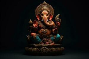 ai généré magnifique Seigneur ganesh ai généré photo