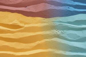 ai généré proche en haut de multi coloré le sable Contexte. ai généré. photo