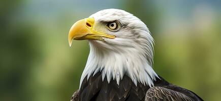 ai généré portrait de un américain chauve aigle, faune. génératif ai photo