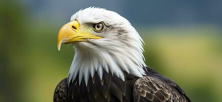 ai généré portrait de un américain chauve aigle, faune. génératif ai photo