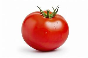 ai généré tomate isolé sur blanc Contexte. ai généré photo