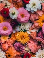 ai généré été fleurs cinématique photo sans couture modèle. haute qualité. ai génératif