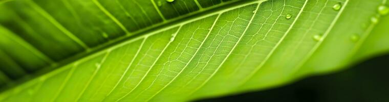 ai généré vert feuille la nature Contexte. ai généré photo