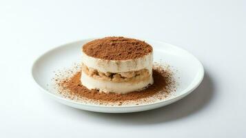 ai généré café poudre tiramisu nourriture photo