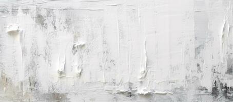 ai généré une blanc abstrait Contexte avec blanc peint photo