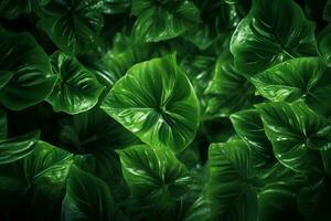 ai généré dynamique beauté captivant image de vert feuilles gracieusement suspendu dans le air ai généré photo