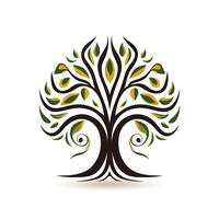 ai généré une tribal arbre logo. génératif ai photo