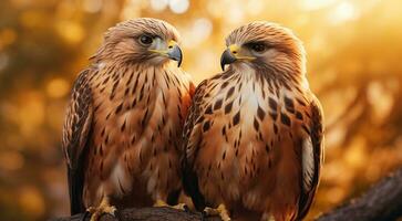 ai généré fermer de atropical sauvage oiseau dans le forêt, tropical sauvage oiseau, sauvage oiseau dans le forêt, oiseau séance sur le arbre photo