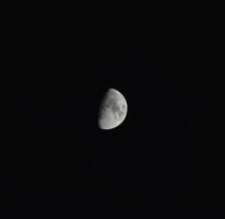 le lune dans le nuit ciel photo