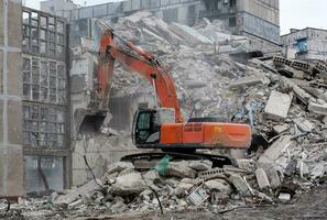 construction équipement détruit affecté Maisons guerre dans Ukraine photo