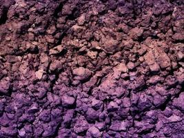 texture de la terre violette
