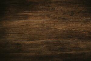 vieux grunge foncé texturé en bois arrière-plan, le surface de le vieux marron bois texture photo