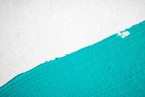 aruba bleu, mer vague, turquoise Contexte peint sur une blanc Contexte photo