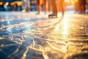 ai généré la glace patinage patinoires - génératif ai photo