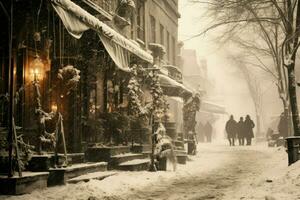 ai généré ancien hiver - génératif ai photo