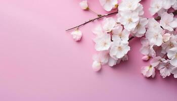 ai généré rose fleur fleur dans nature, Frais et magnifique généré par ai photo