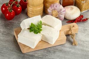 grec traditionnel biologique feta fromage photo