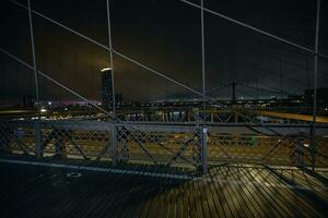 sur le Brooklyn pont photo