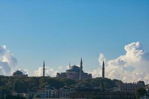 Istanbul photo. hagia Sophia ou ayasofya mosquée de Karakoy district photo