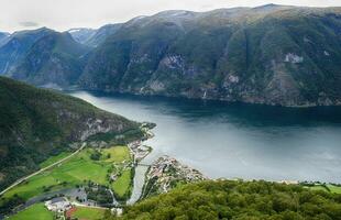 magnifique paysage.voyage dans Norvège photo