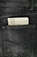 portefeuille dans jeans photo