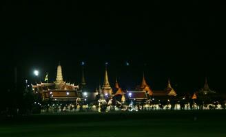 Nouveau années décorations, lumières et architecture dans Bangkok, Thaïlande photo