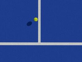 tennis jeu, tennis Balle sur tennis rechercher, sport, des loisirs concept photo