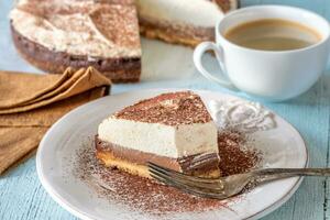 aigre-doux Chocolat cheesecake photo