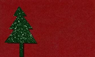 Noël arbre plus de rouge Contexte photo