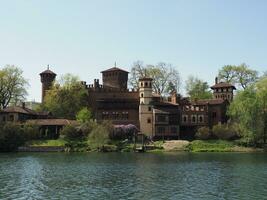 château médiéval à turin photo