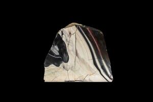 macro pierre minéral jaspe sur noir Contexte photo