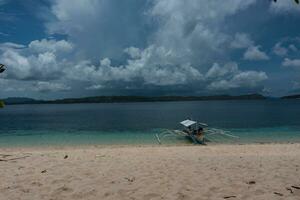 vue de une typique philippine bateau photo