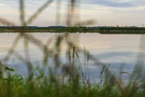 paysage coup de le lac. en plein air photo