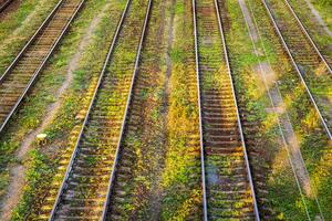 concept coup de le chemin de fer. transport photo