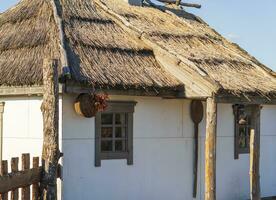 coup de le cabane dans le village, rural photo