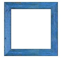 vieux bleu en bois Cadre pour peintures et Photos