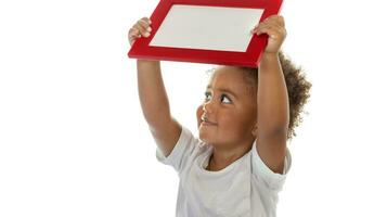 mignon enfant afro-américain photo