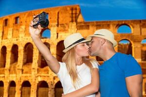 voyage de noces vacances dans Rome photo