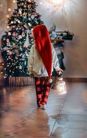 la magie Noël esprit dans enfance photo