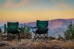 vert camping chaises photo