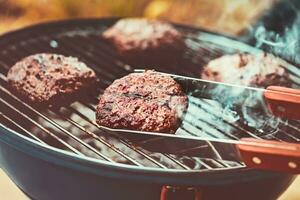 savoureux végétarien Burger photo