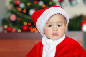 mignonne peu Père Noël photo