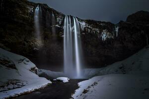 magnifique seljalandsfoss cascade photo