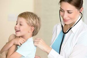 sucré enfant visite médecin photo