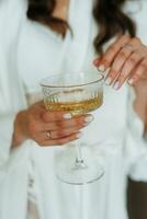 verres de mariage pour le vin et le champagne photo