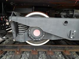 détails de transport ferroviaire de locomotive, wagon